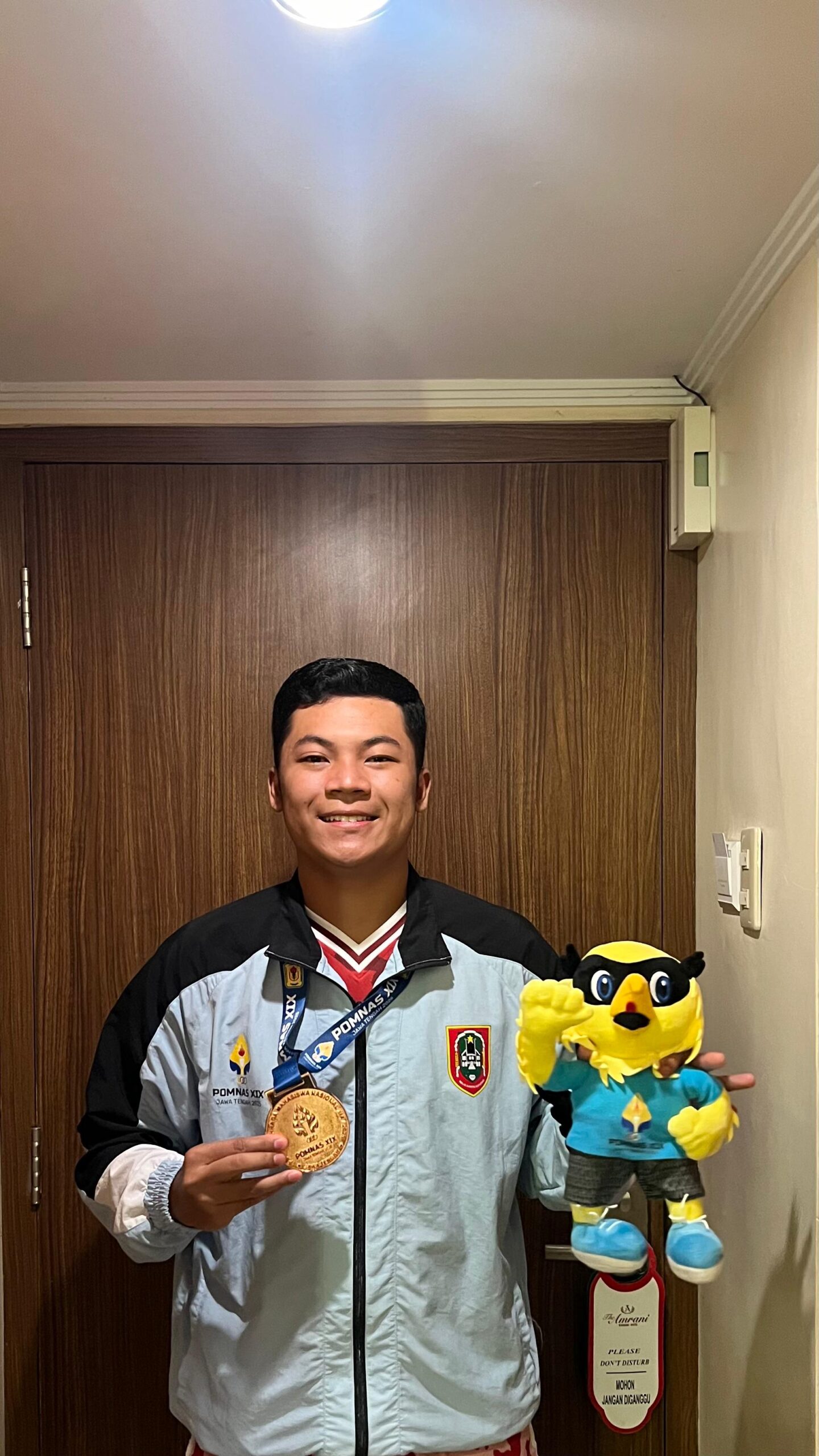 Ketua FOPI HSS Nazhif Azizi Sumbang Medali Kalsel di Pomnas XIX