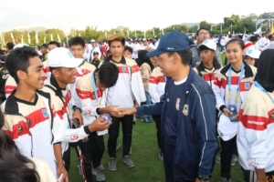 Hadiri Pembukaan Porprov XII, Wabup HSS Beri Semangat Atlet