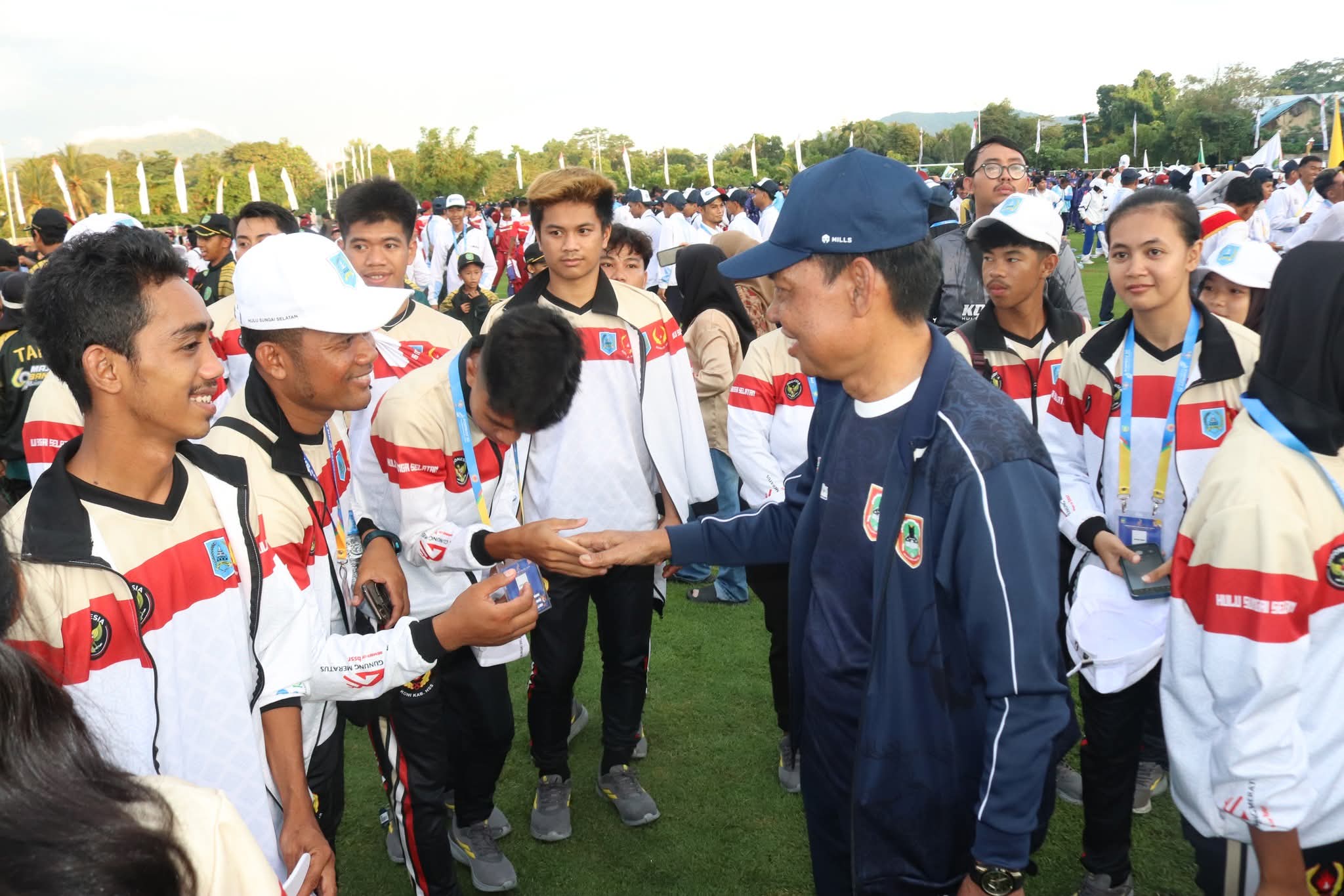 Hadiri Pembukaan Porprov XII, Wabup HSS Beri Semangat Atlet