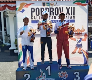 Afif Naufa ‘Gacor’; Balap Sepeda HSS Sudah Koleksi 4 Emas Porprov XII