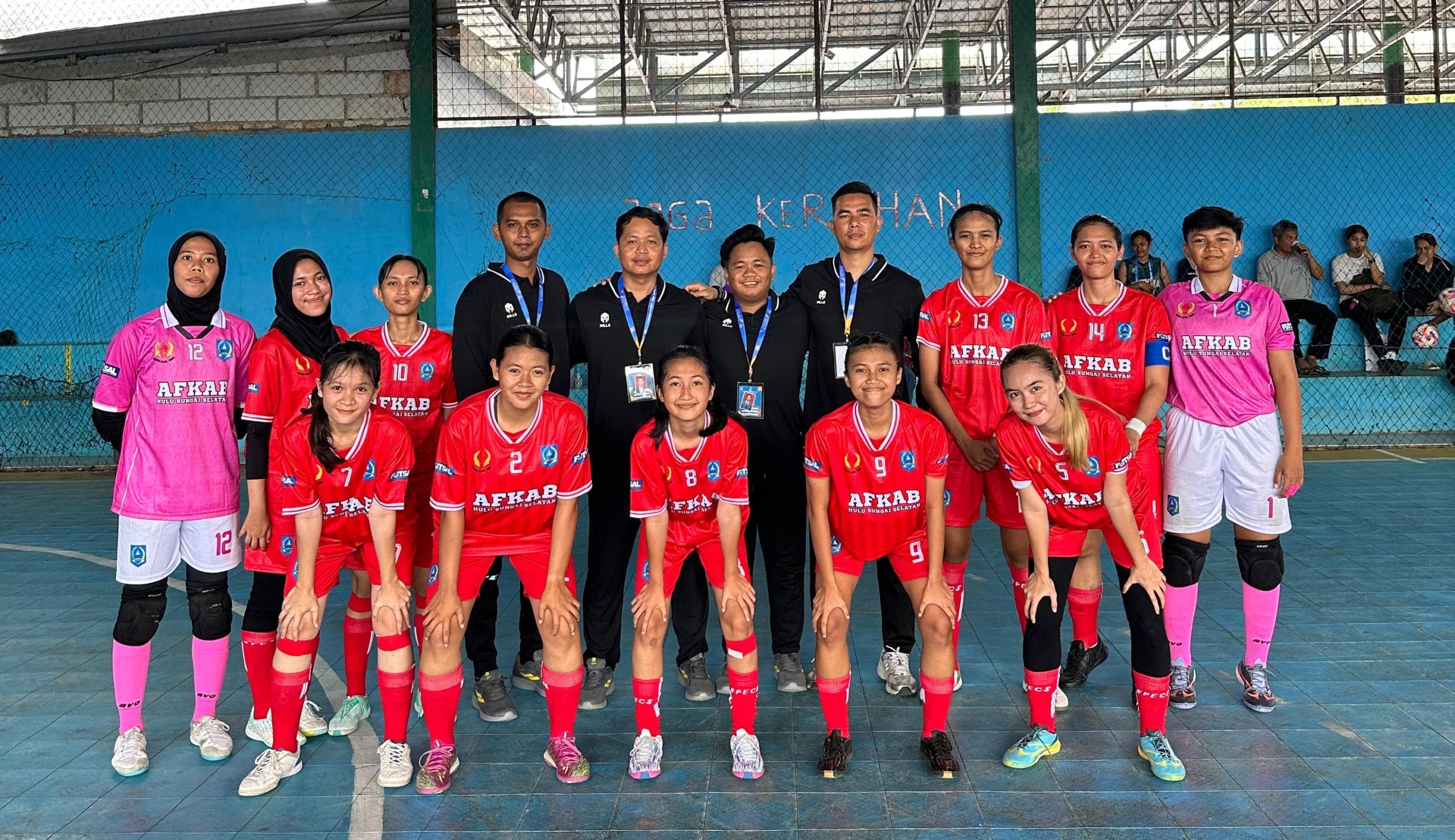 Tim Futsal Putri HSS Hajar Banjarmasin 7-0 di Pertandingan Pertama Porprov XII