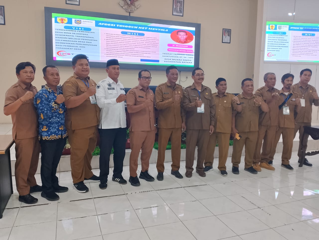 H Mahdani Terpilih Pimpin APDESI HST Periode 2025-2029