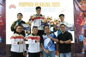 Cabor Angkat Besi HSS Rebut 2 Emas Jelang Akhir Porprov XII