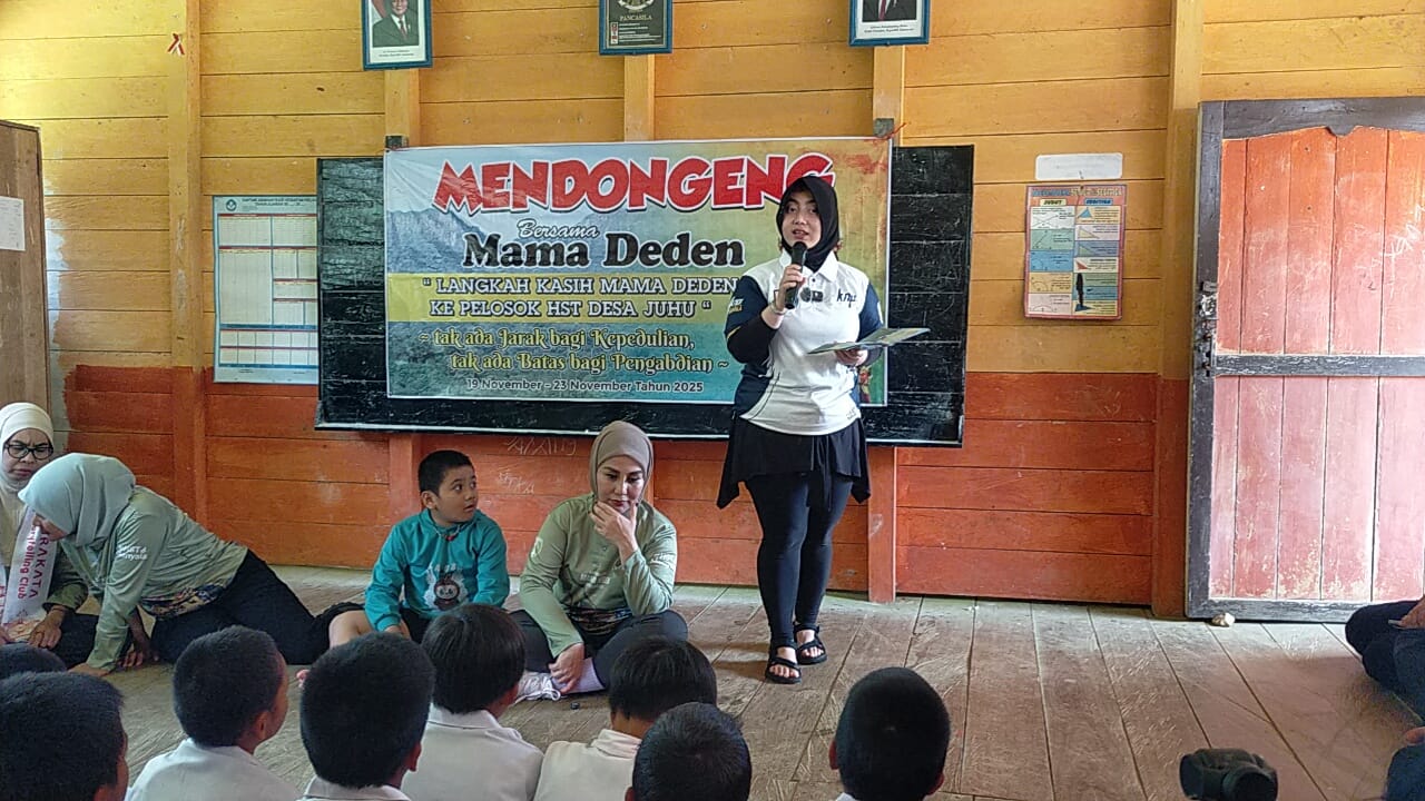 KNPI dan Bunda PAUD HST Ekspedisi ke Desa Terpencil Juhu untuk Bakti Pendidikan