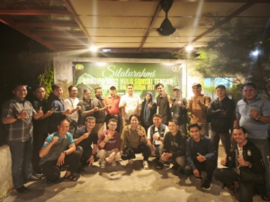 Dandim 1002/HST Silaturahmi Awak Media, Jalin Keakraban