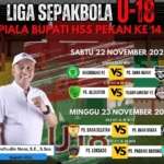 Liga Sepak Bola U18 HSS 2025 Dilanjutkan; Usai Jeda Porprov