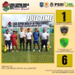 PS Alligator Tunddukkan PS Loksado, Perburuan Gelar Juara Sangat Sengit