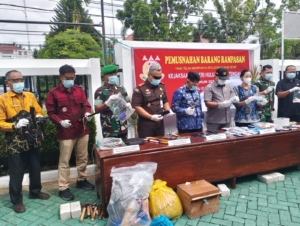 Kejari HST Musnahkan Ribuan Barang Rampasan Tindak Pidana, Mayoritas Narkoba