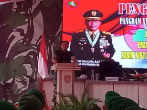 Pangdam XXII Kunjungi Kodim 1002 HST, Dorong Sinergi dengan Pemda