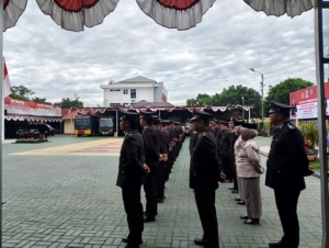 Polres HST Gelar Upacara Peringatan Ke-77 Tahun Hari Bela Negara