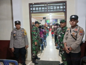 TNI-POLRI Amankan Ibadah Natal GPdI El-Shaddai Desa Labuhan HST