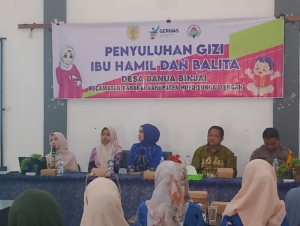 Siapkan Generasi Emas, Desa Banua Binjai Edukasi Pola Makan Sehat Sejak Janin