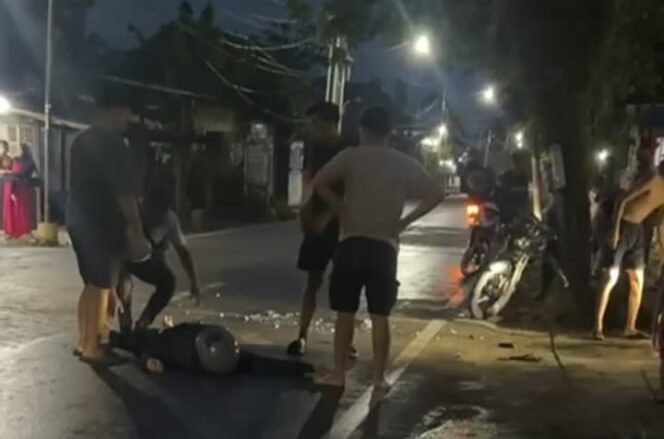 
 Laka Lantas di Pertigaan Matang Hambawang, Seorang Anggota Baru Polres HST Meninggal