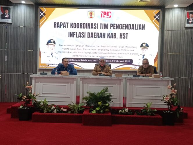
 Rapat Pengendalian Inflasi HST: Operasi Pasar dan Subsidi Jadi Strategi Utama
