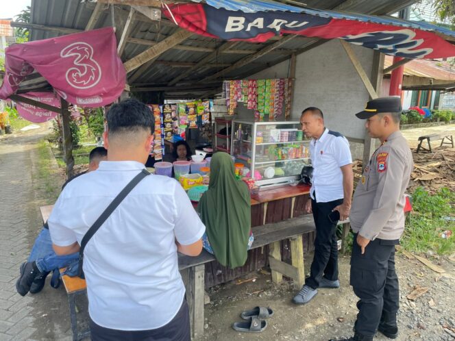 
 Warung di Desa Barikin Kabupaten HST lokasi terjadi aksi begal. (mdr)