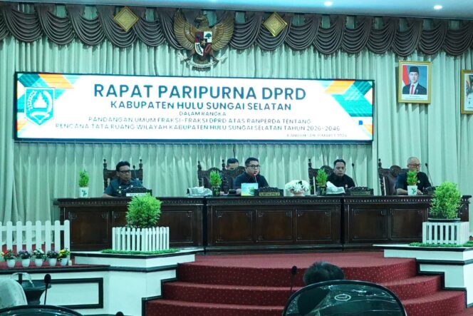 
 DPRD HSS Dukung Ranperda RTRW 2026-2046, Untuk Penataan Ruang Lebih Teratur