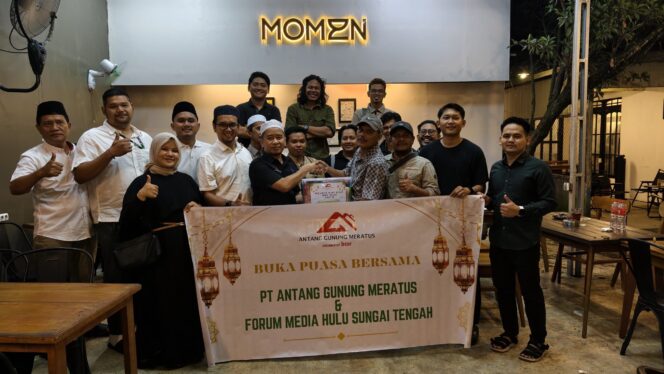 
 PT AGM Buka Puasa Bersama Insan Pers HST