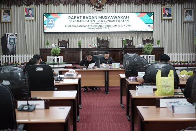 
 Banmus DPRD HSS Susun Program Kerja April 2026