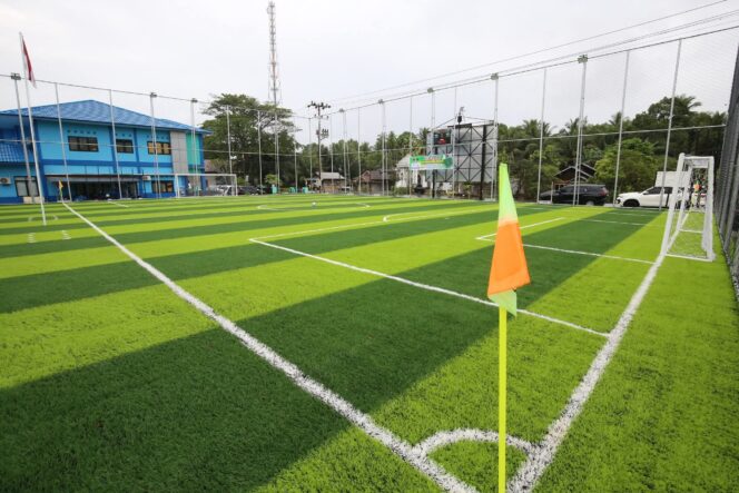 
 Lapangan Mini Soccer Kecamatan Sungai Raya, Kabupaten Hulu Sungai Selatan.