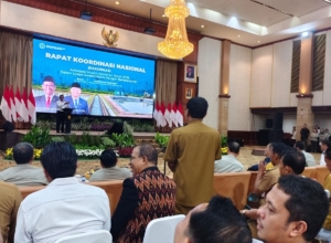 Bupati HSS Ikuti Rakornas Antisipasi Kemarau 2026