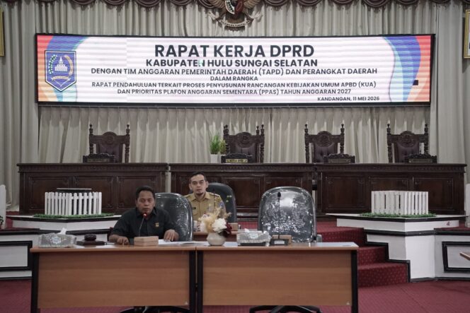 
 DPRD HSS Bersama TAPD Rapat Pendahuluan Terkait KUA-PPAS 2027
