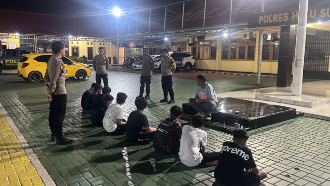 
 Cegah Balap Liar dan Kriminalitas, Polres HST Intensifkan Patroli Dini Hari