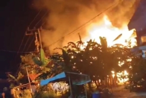 Musibah Kebakaran HST: Satu KK Kehilangan Tempat Tinggal, Penyebab Masih Diselidiki