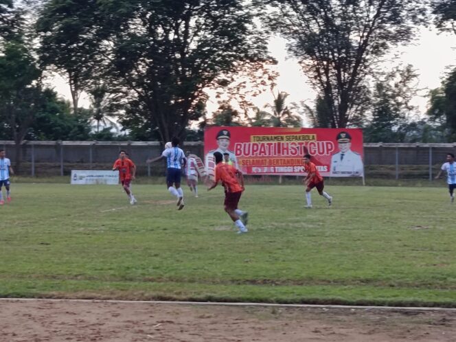 
 Polres HST A Hancurkan Batu Piring FC 6-0, Omari Salumu Hussien Cetak Hattrick