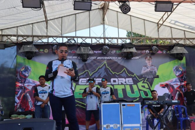 
 516 Rider Jelajahi Meratus, Polres HST Padukan Olahraga, Wisata, dan Kebersamaan