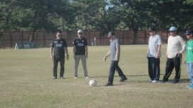 Kick Off perdana Piala Soeratin U13 dan U15 2026 Kabupaten HSS. (npm)